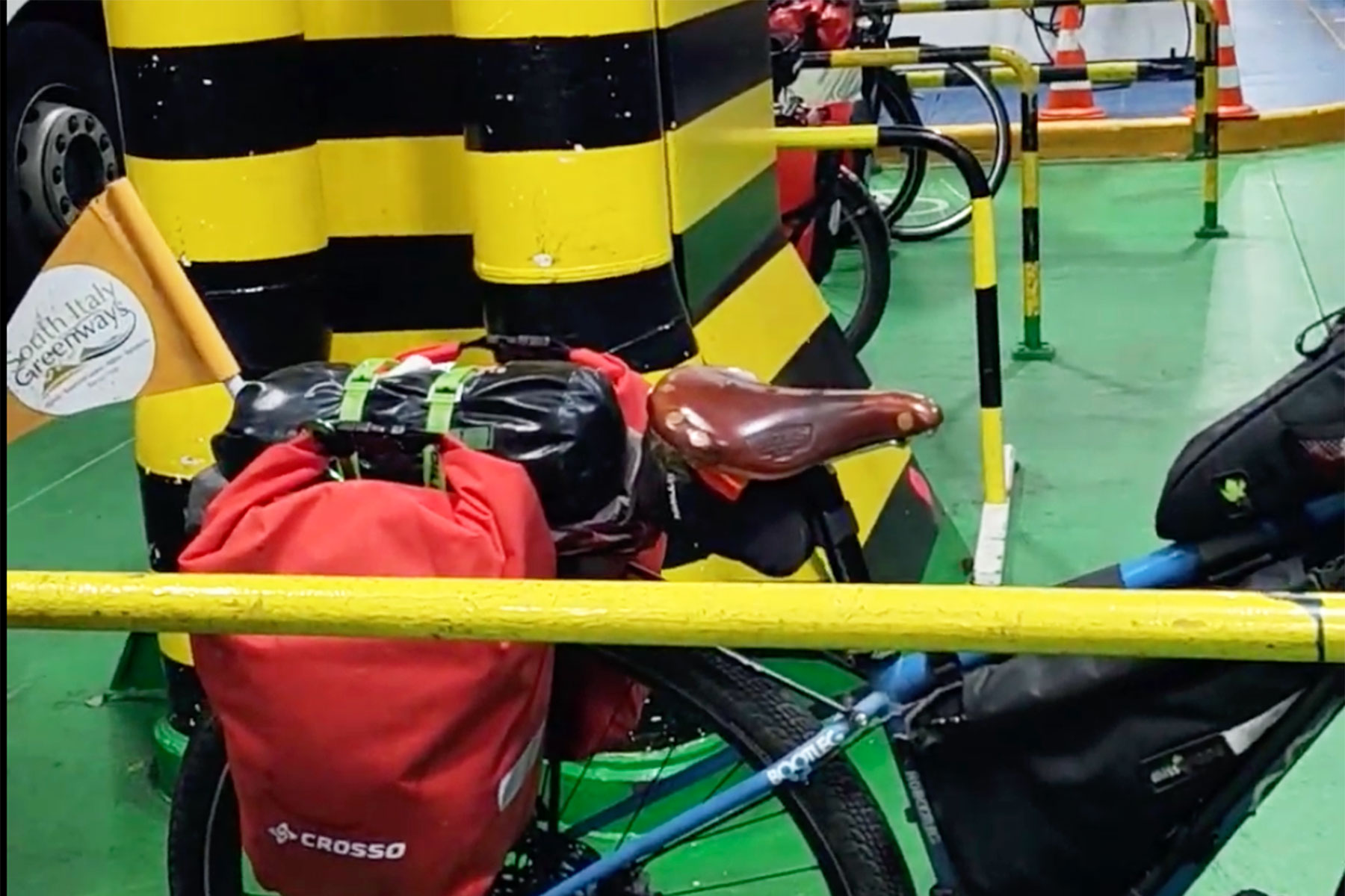 Posti bici sul traghetto dalla Danimarca alla Germania