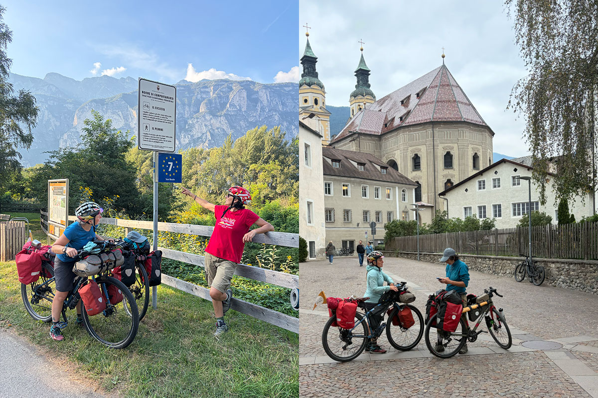 Su Eurovelo 7 in Trentino verso Bressanone