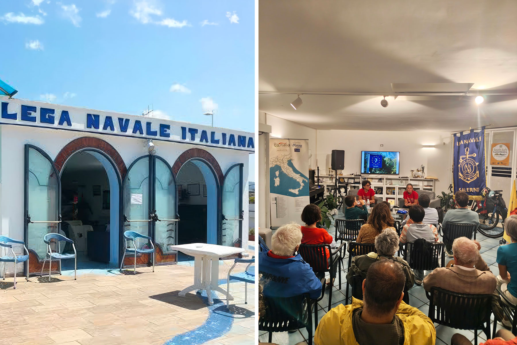 Incontro con FIAB alla lega navale di Salerno