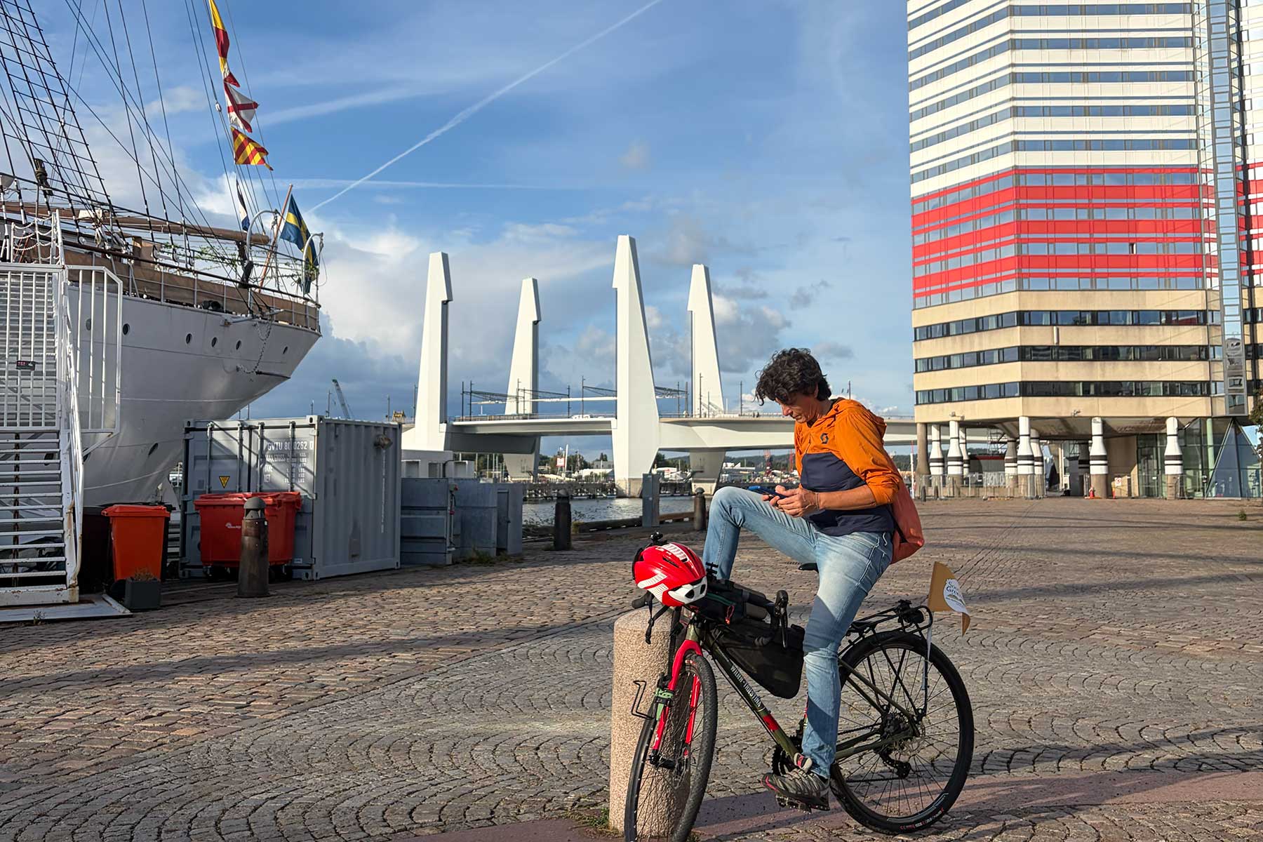 Sosta al porto di Göteborg